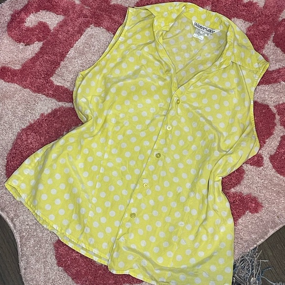 Vintage Y2K collared button up blouse - Picture 2 of 3